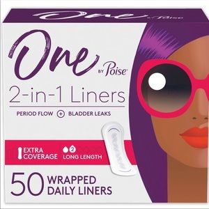 ✨ One by Poise Extra Coverage Liners - Two Boxes ✨